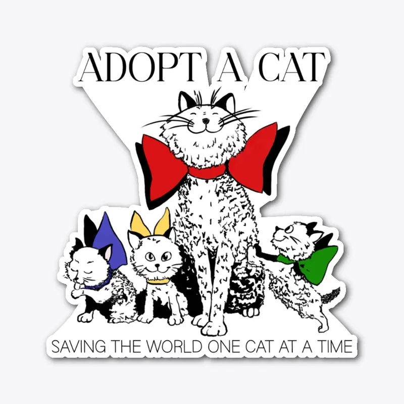 Adopt a Cat Logo