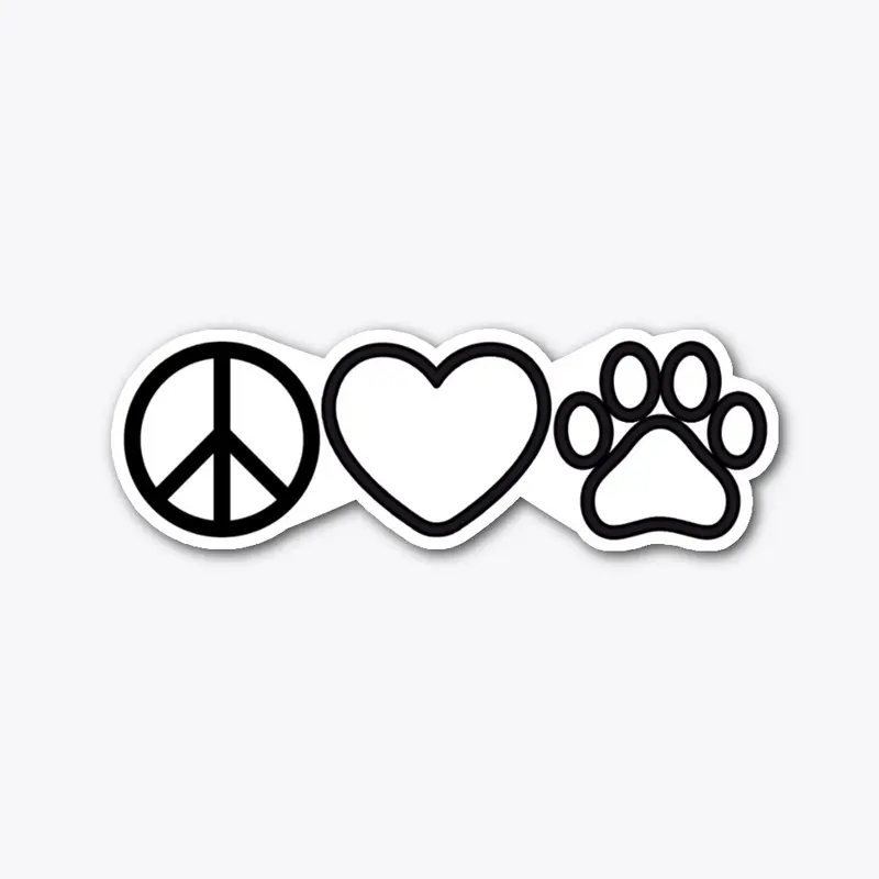 Peace, Love, Paw